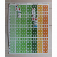 Панель для визуального расписания с цветными ячейками - fgospostavki.ru - Иркутск