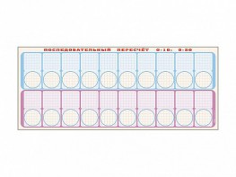 Панно "Объекты, предназначенные для демонстрации последовательного пересчета от 0 до 10; от 0 до 20" + комплект тематических магнитов - fgospostavki.ru - Иркутск