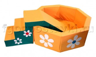 Сухой бассейн "Ромашка" восьмигранный со ступенькой - fgospostavki.ru - Иркутск