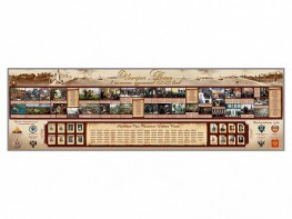 Настенное полотно "История России" (5000 х 1500 мм) - fgospostavki.ru - Иркутск