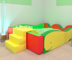 Бассейн «Кит» с горкой - fgospostavki.ru - Иркутск