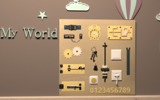 Бизиборд «Умелый малыш» - fgospostavki.ru - Иркутск