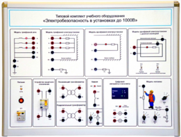 Типовой комплект учебного оборудования «Электробезопасность в установках до 1000 В»  - fgospostavki.ru - Иркутск