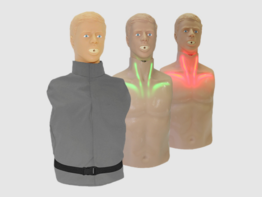 "Александр-03" тренажер-манекен взрослого пострадавшего для отработки приемов сердечно-легочной реанимации (голова, торс) со светозвуковым индикатором - fgospostavki.ru - Иркутск