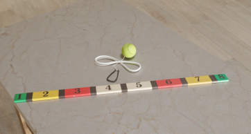 Мяч-маятник и планка для отбивания с цифрами - fgospostavki.ru - Иркутск