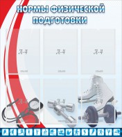 Стенд "Нормы физической подготовки" Вариант 2 - fgospostavki.ru - Иркутск