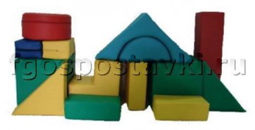 Мягкий модуль-конструктор "Стройка" (14 элементов) - fgospostavki.ru - Иркутск