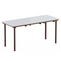 Стол обеденный 6-местный под табуретки на круглой трубе - fgospostavki.ru - Иркутск