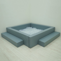 Сухой бассейн с шариками и RGB-подсветкой 140х140 см - fgospostavki.ru - Иркутск