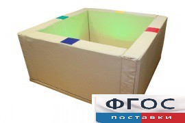 Сухой бассейн интерактивный с кнопками-переключателями (217х217х66 сантиметров) - fgospostavki.ru - Иркутск