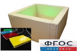 Сухой бассейн интерактивный с клавишами управления (217х217х66 сантиметров) - fgospostavki.ru - Иркутск