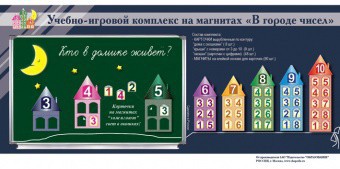 "В городе чисел". Для лучшего понимания и запоминания состава чисел первого десятка - fgospostavki.ru - Иркутск