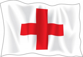 Флаг Красного креста - fgospostavki.ru - Иркутск