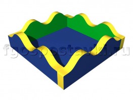 Сухой бассейн "Волна-2" с аппликацией - fgospostavki.ru - Иркутск