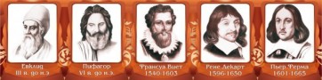 Стенд "Великие математики, I часть" - fgospostavki.ru - Иркутск