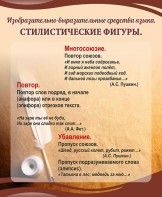 Стенд "Стилистические фигуры" Вариант 1 - fgospostavki.ru - Иркутск