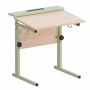 Стол ученический с наклоном столешницы (0-15°) на прямоугольной трубе - fgospostavki.ru - Иркутск