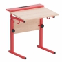 Стол ученический с наклоном столешницы (0-15°) на прямоугольной трубе - fgospostavki.ru - Иркутск