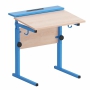 Стол ученический с наклоном столешницы (0-15°) на прямоугольной трубе - fgospostavki.ru - Иркутск