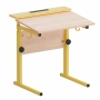 Стол ученический с наклоном столешницы (0-15°) на прямоугольной трубе - fgospostavki.ru - Иркутск