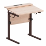 Стол ученический с наклоном столешницы (0-15°) на прямоугольной трубе - fgospostavki.ru - Иркутск