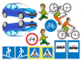 Магнитно-маркерная доска "Дорожные правила пешехода" с комплектом тематических магнитов - fgospostavki.ru - Иркутск
