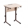 Стол ученический с наклоном столешницы (0-24°) на плоскоовальной трубе - fgospostavki.ru - Иркутск